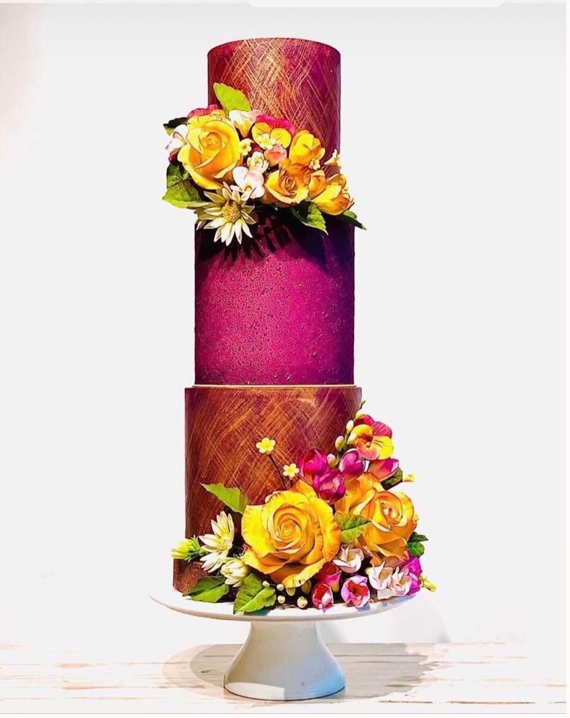 Master Class Mariano Camba -Cake Primavera Magenta